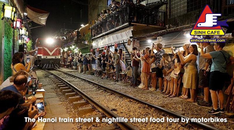 hanoi train street food tour